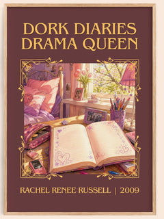 Dork Diaries Drama Queen Classic Book Art Print by R. Russell – image 1
