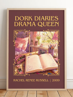 Dork Diaries Drama Queen Classic Book Art Print by R. Russell – image 2