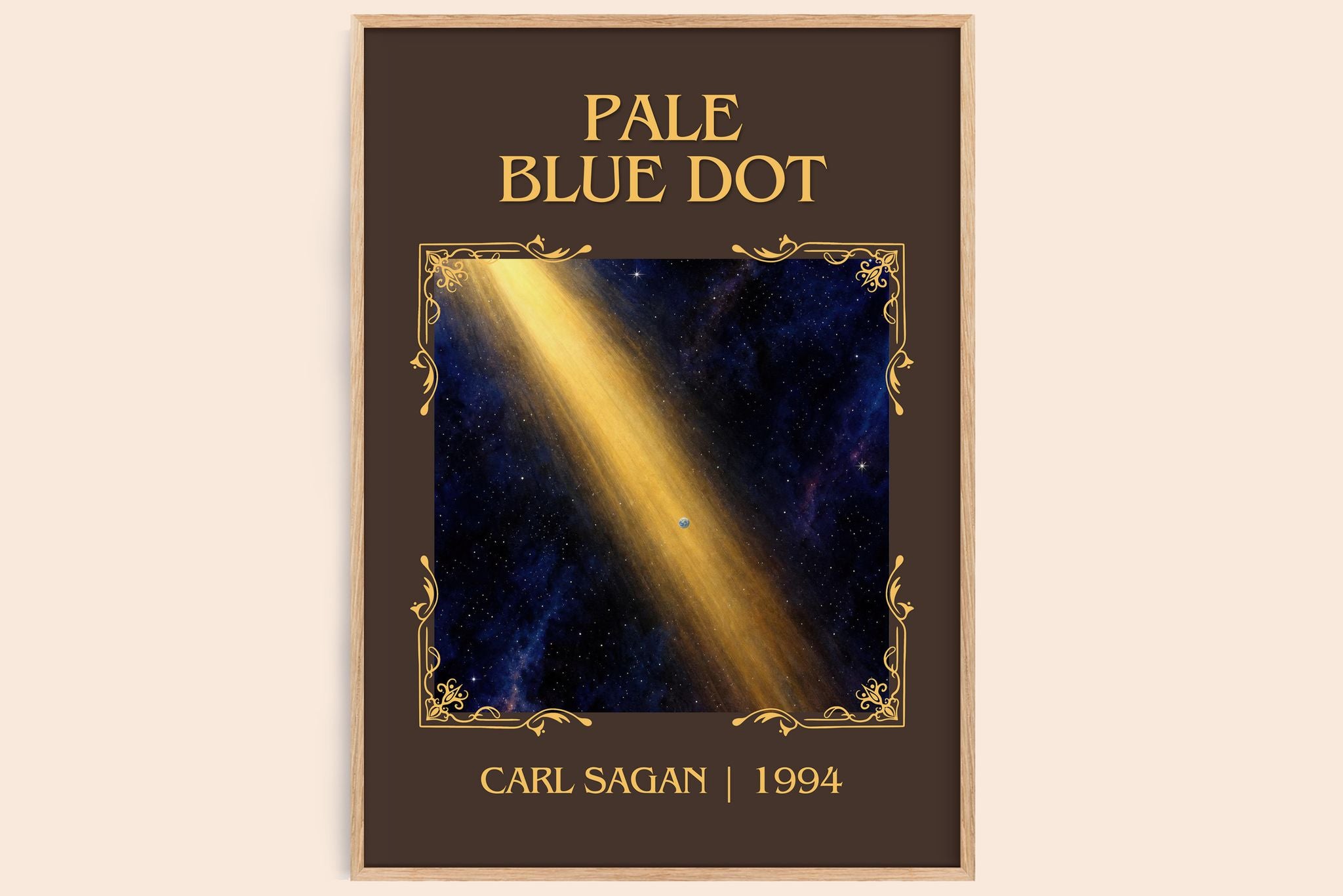 Pale Blue Dot Classic Book Art Print by Carl Sagan