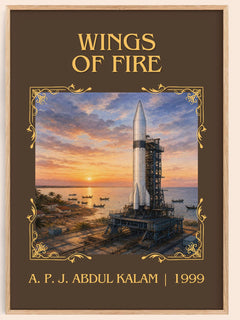 Wings of Fire Classic Book Art Print by A. P. J. Abdul Kalam – book poster