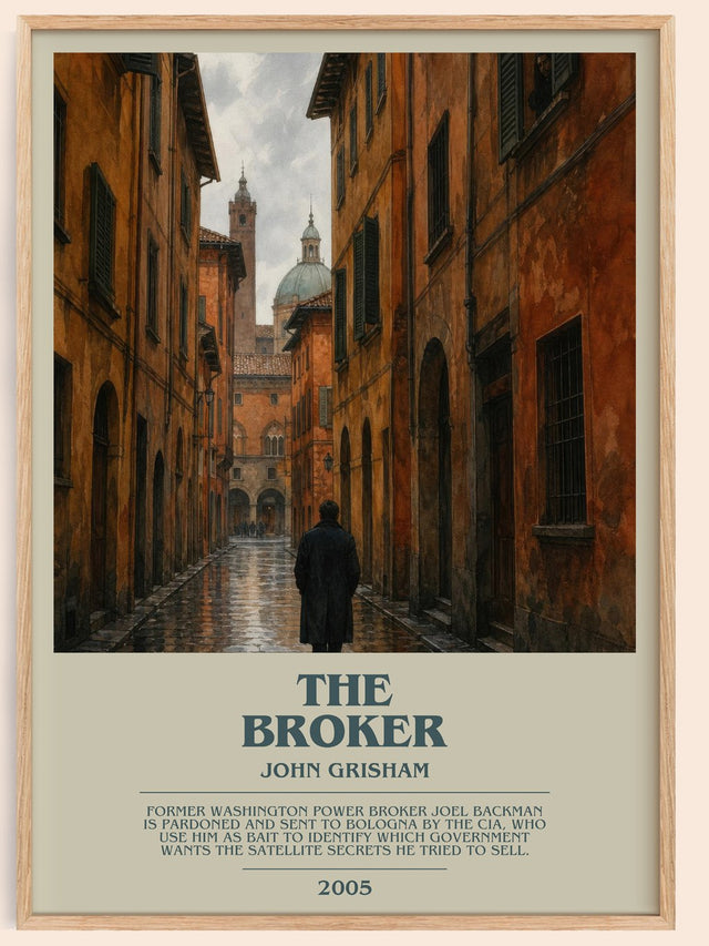 The Broker Bookish Wall Art by John Grisham