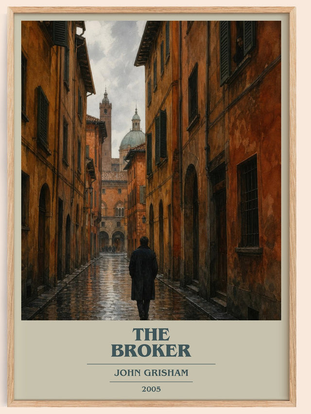 The Broker Book Cover Poster by John Grisham