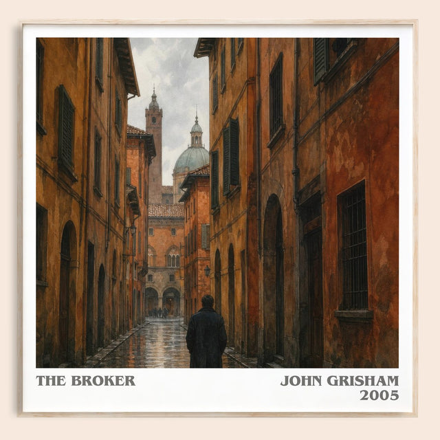 The Broker Literary Art Print by John Grisham