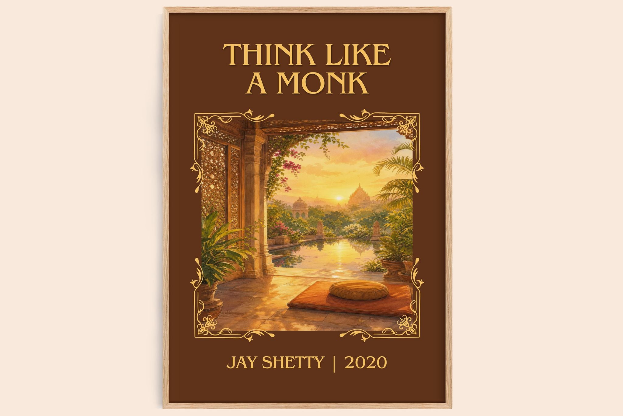 Think Like a Monk Classic Book Art Print by Jay Shetty