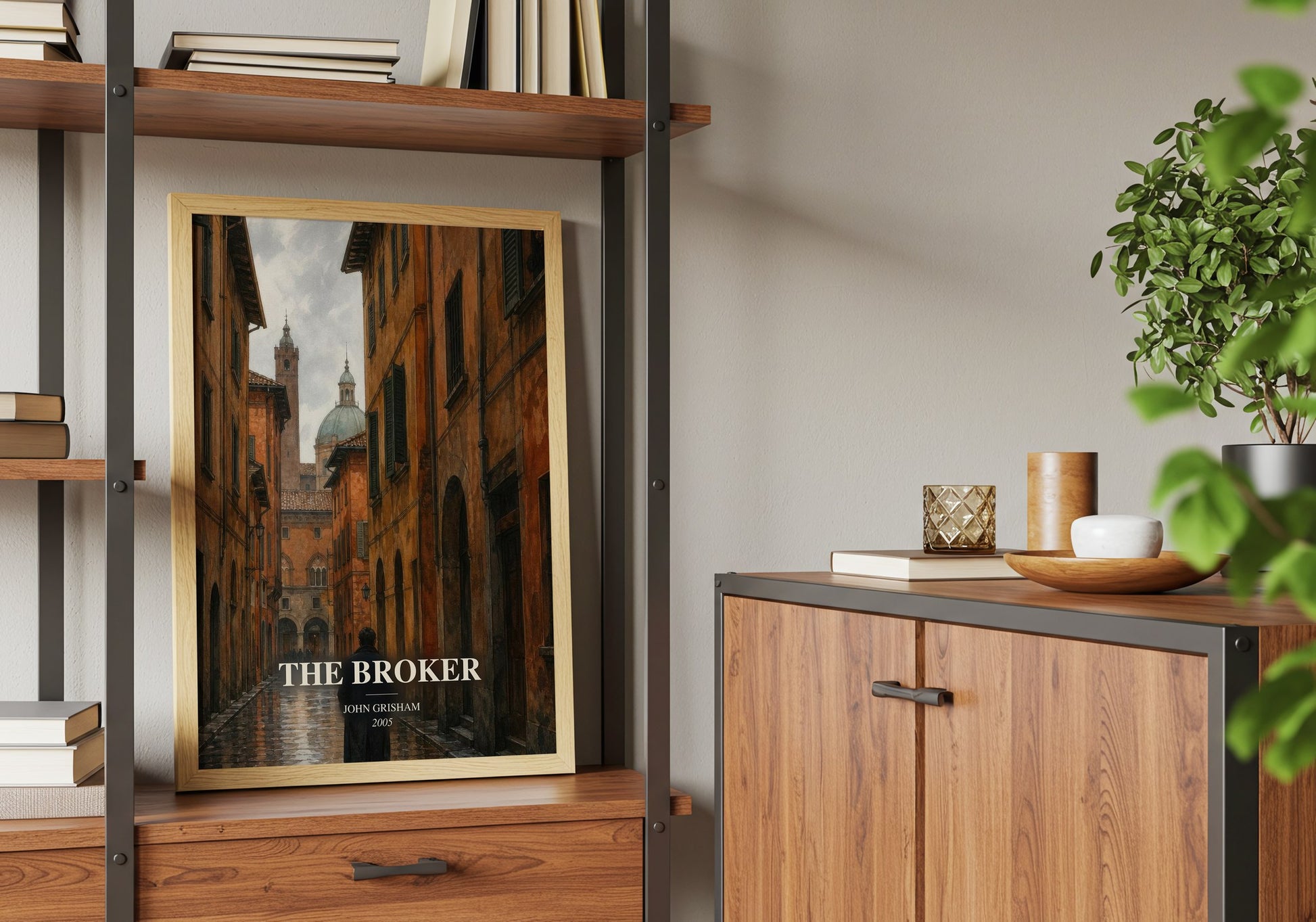 The Broker book watercolour illustration paper finish options – matte satin gloss