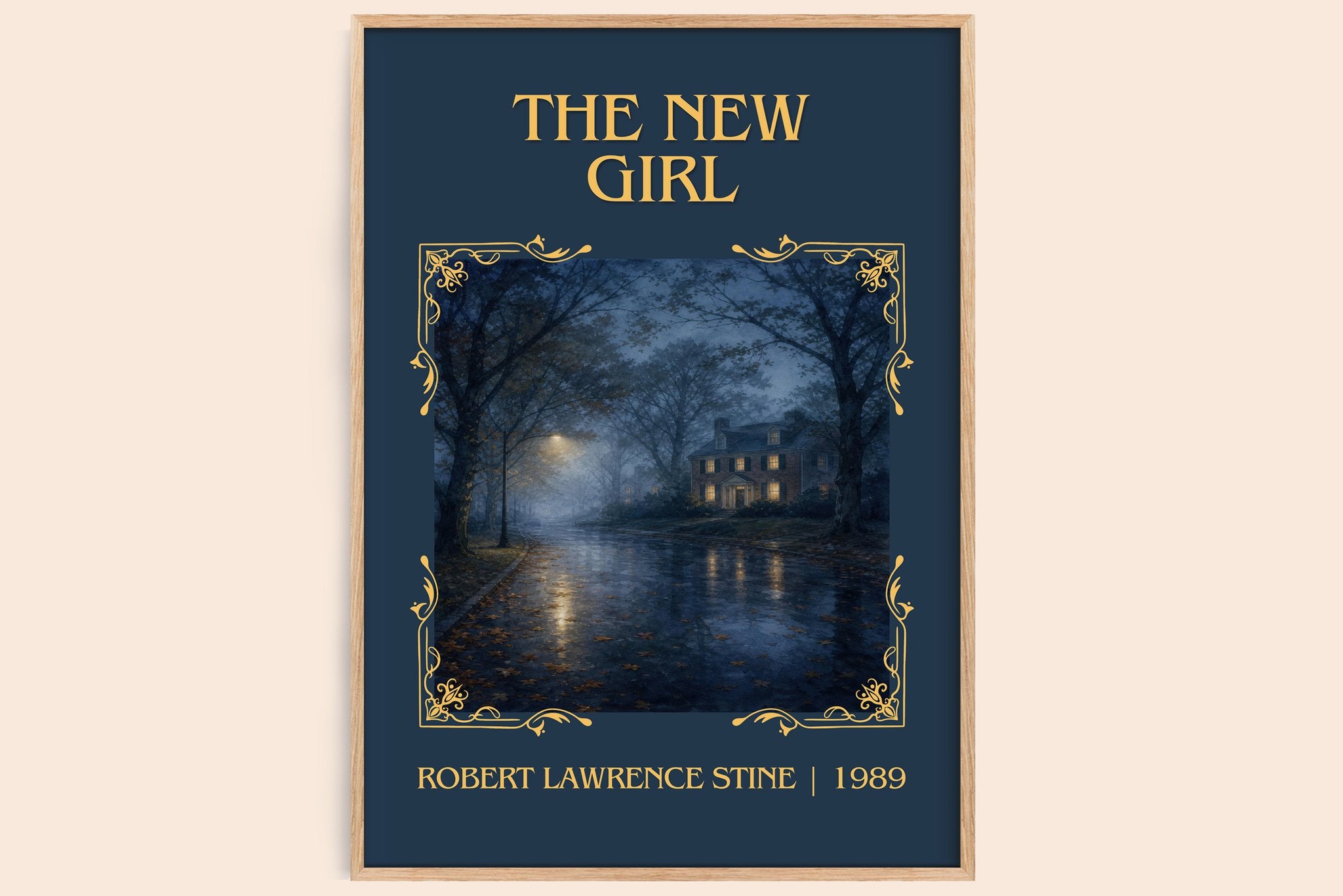 The New Girl Classic Book Art Print by Robert Lawrence Stine