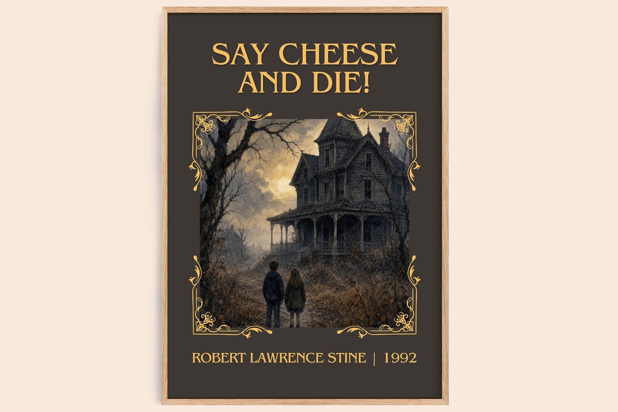 Say Cheese and Die! Classic Book Art Print by Robert Lawrence Stine