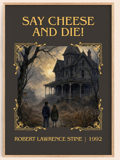 Say Cheese and Die! Classic Book Art Print by Robert Lawrence Stine – image 1