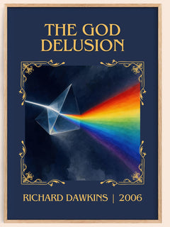 The God Delusion Classic Book Art Print by Richard Dawkins – book poster