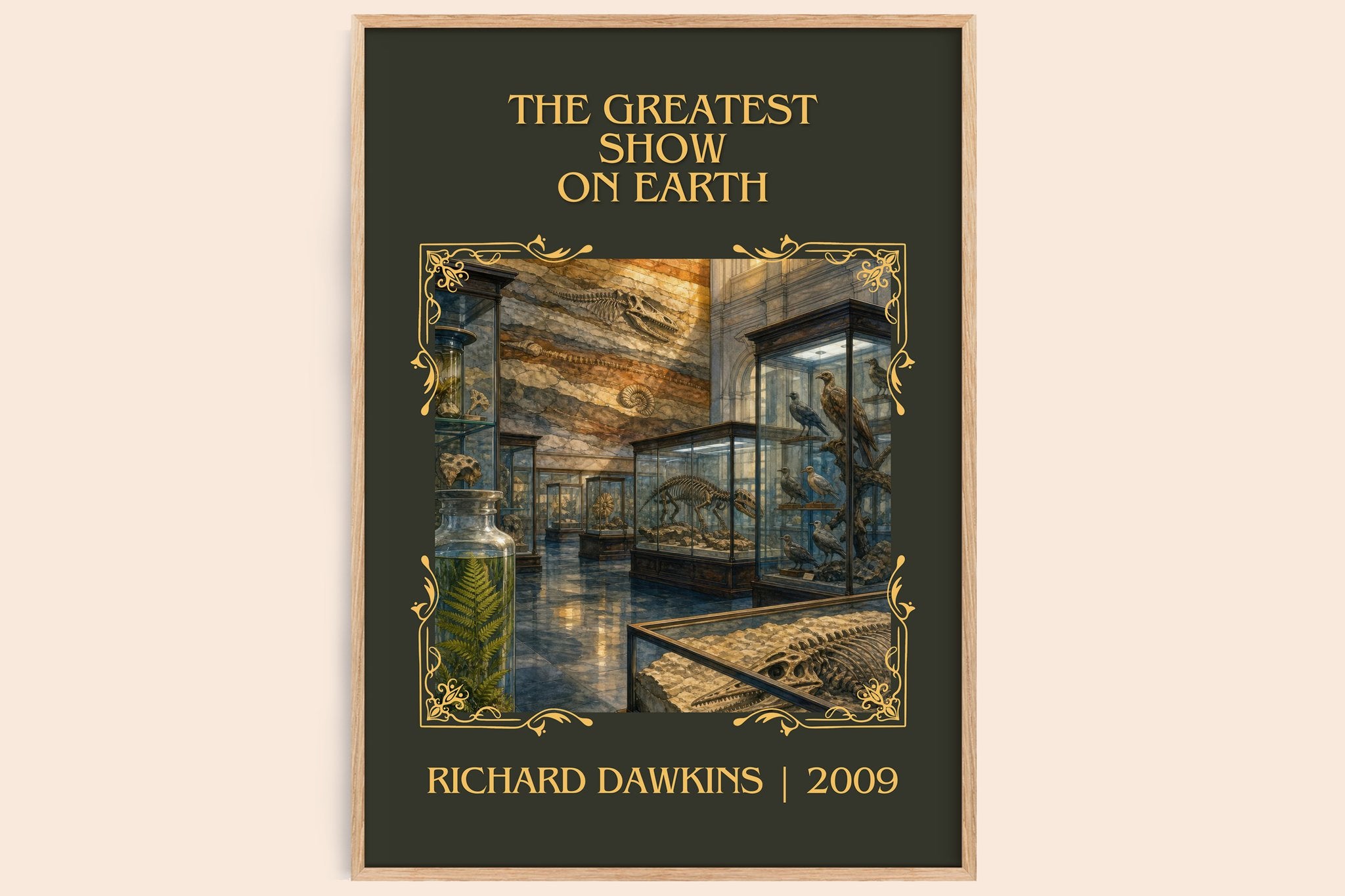 The Greatest Show on Earth Classic Book Art Print by Richard Dawkins