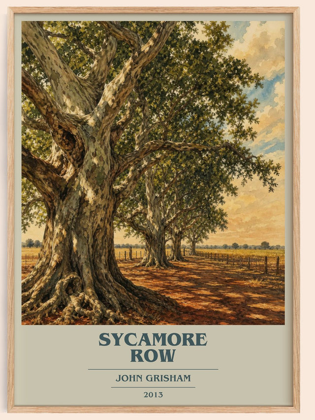 Sycamore Row Book Cover Poster by John Grisham