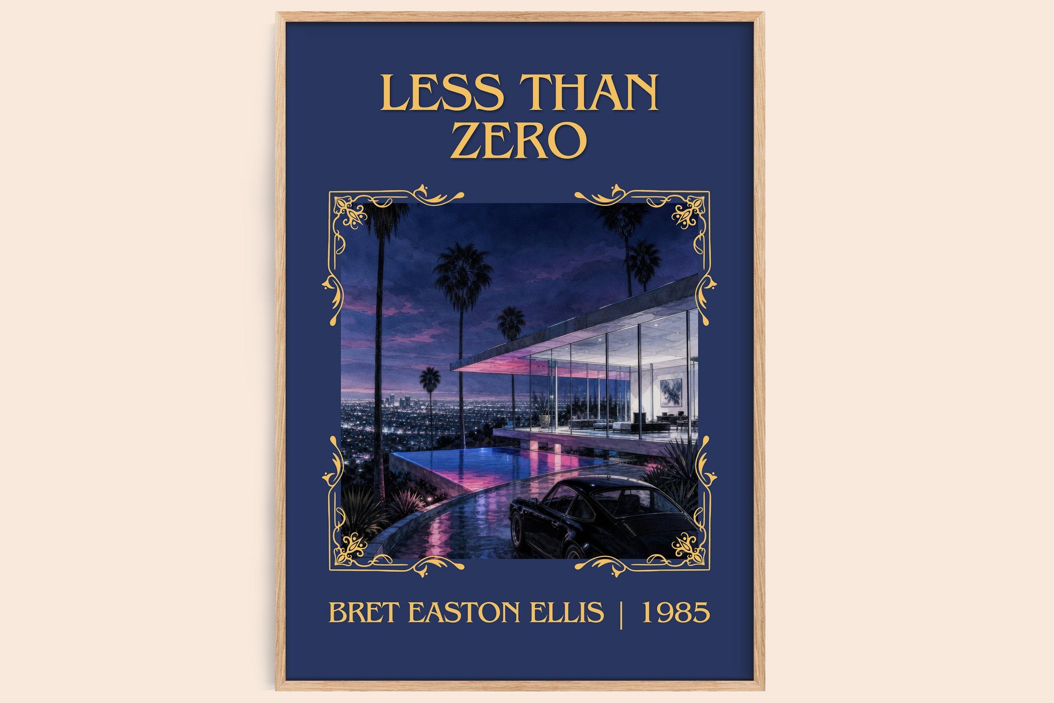 Less than Zero Classic Book Art Print by Bret Easton Ellis