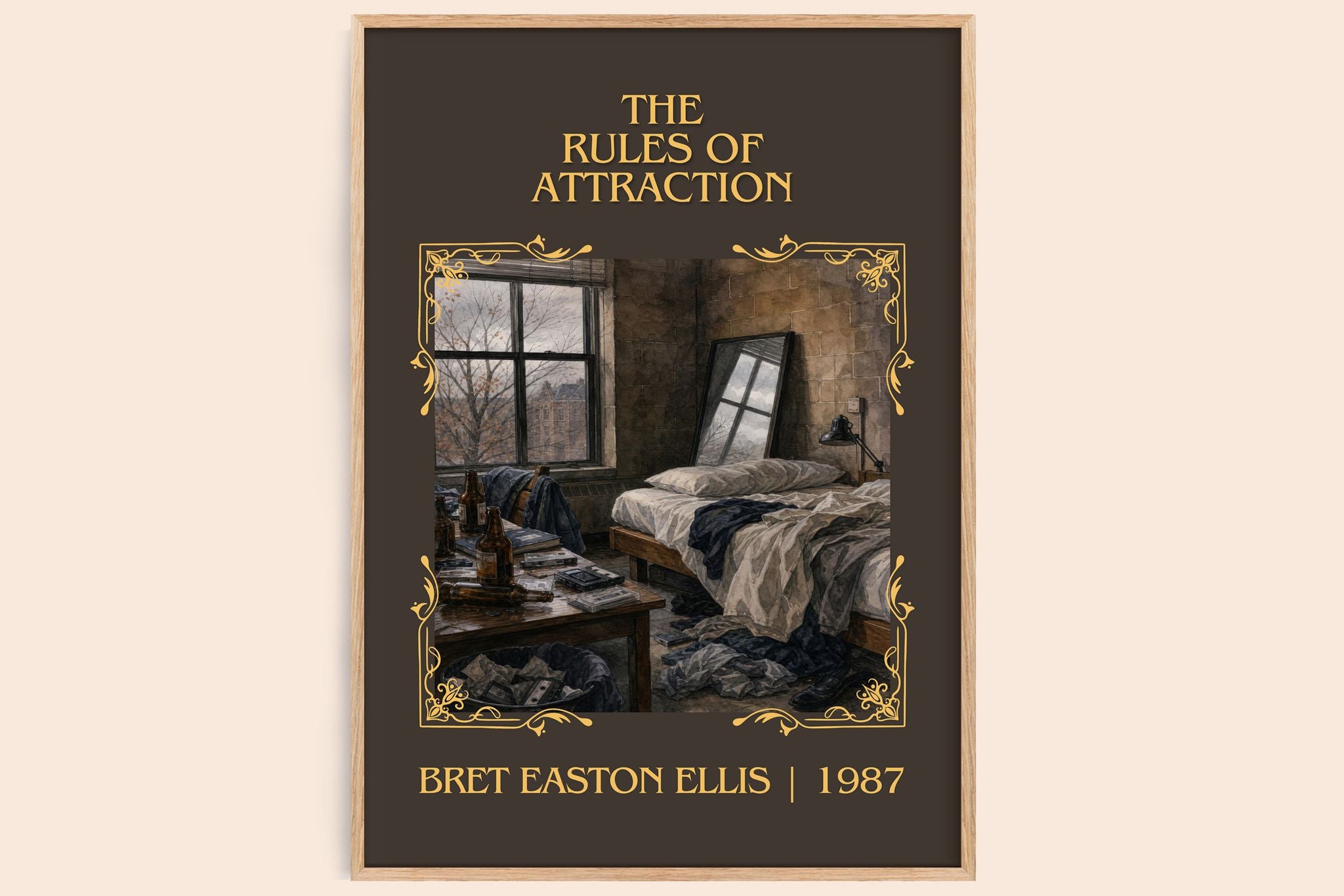 The rules of attraction Classic Book Art Print by Bret Easton Ellis
