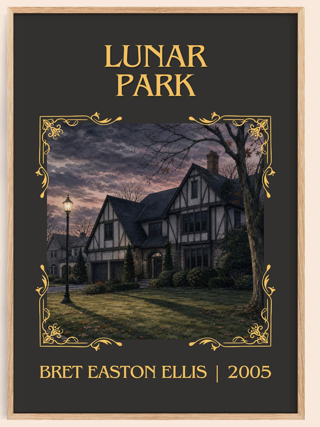Lunar Park Classic Book Art Print by Bret Easton Ellis – book poster