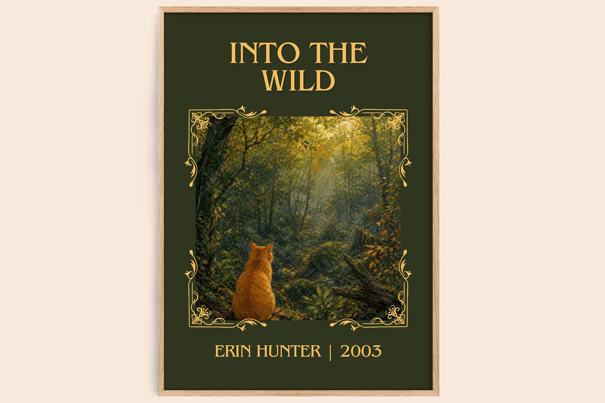 Into the Wild Classic Book Art Print by Erin Hunter