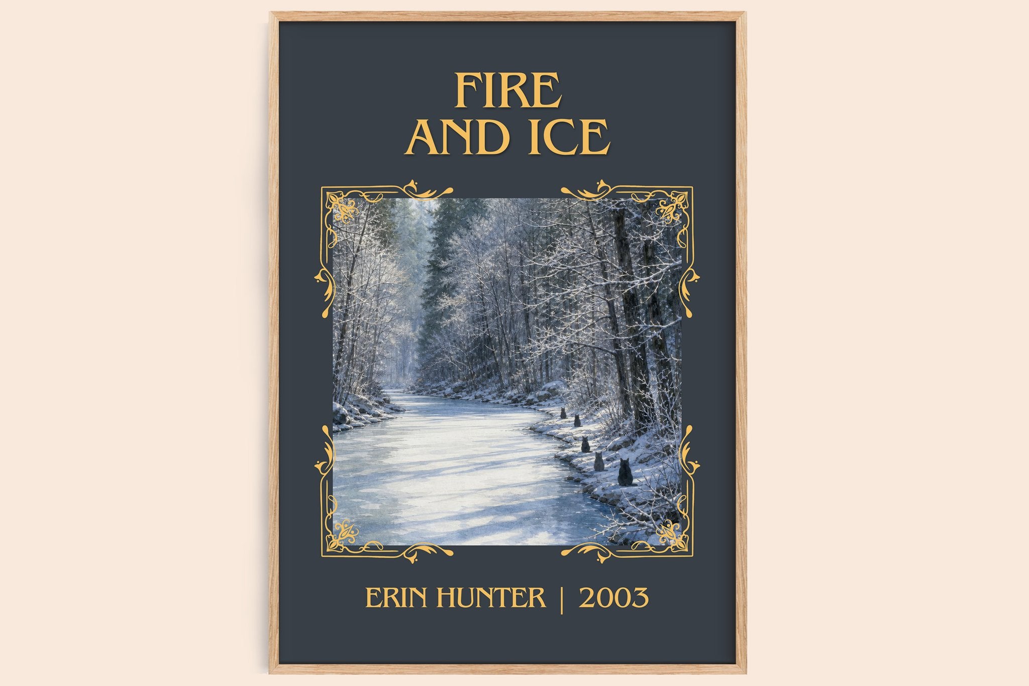 Fire and Ice Classic Book Art Print by Erin Hunter