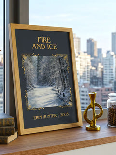Fire and Ice Classic Book Art Print by Erin Hunter – image 3