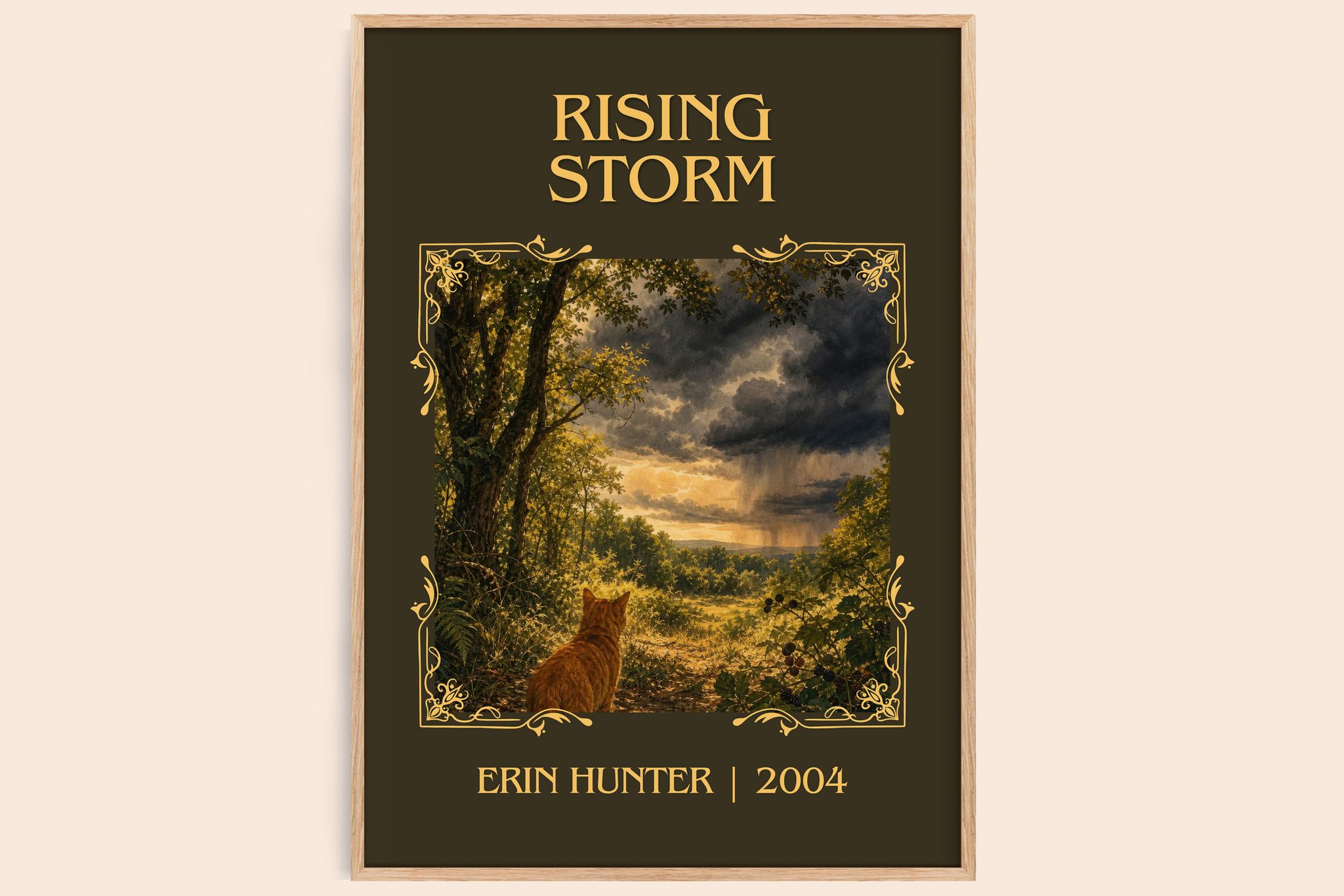 Rising Storm Classic Book Art Print by Erin Hunter