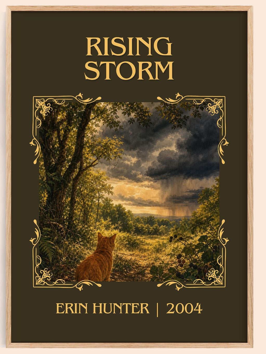 Rising Storm Classic Book Art Print by Erin Hunter – book poster
