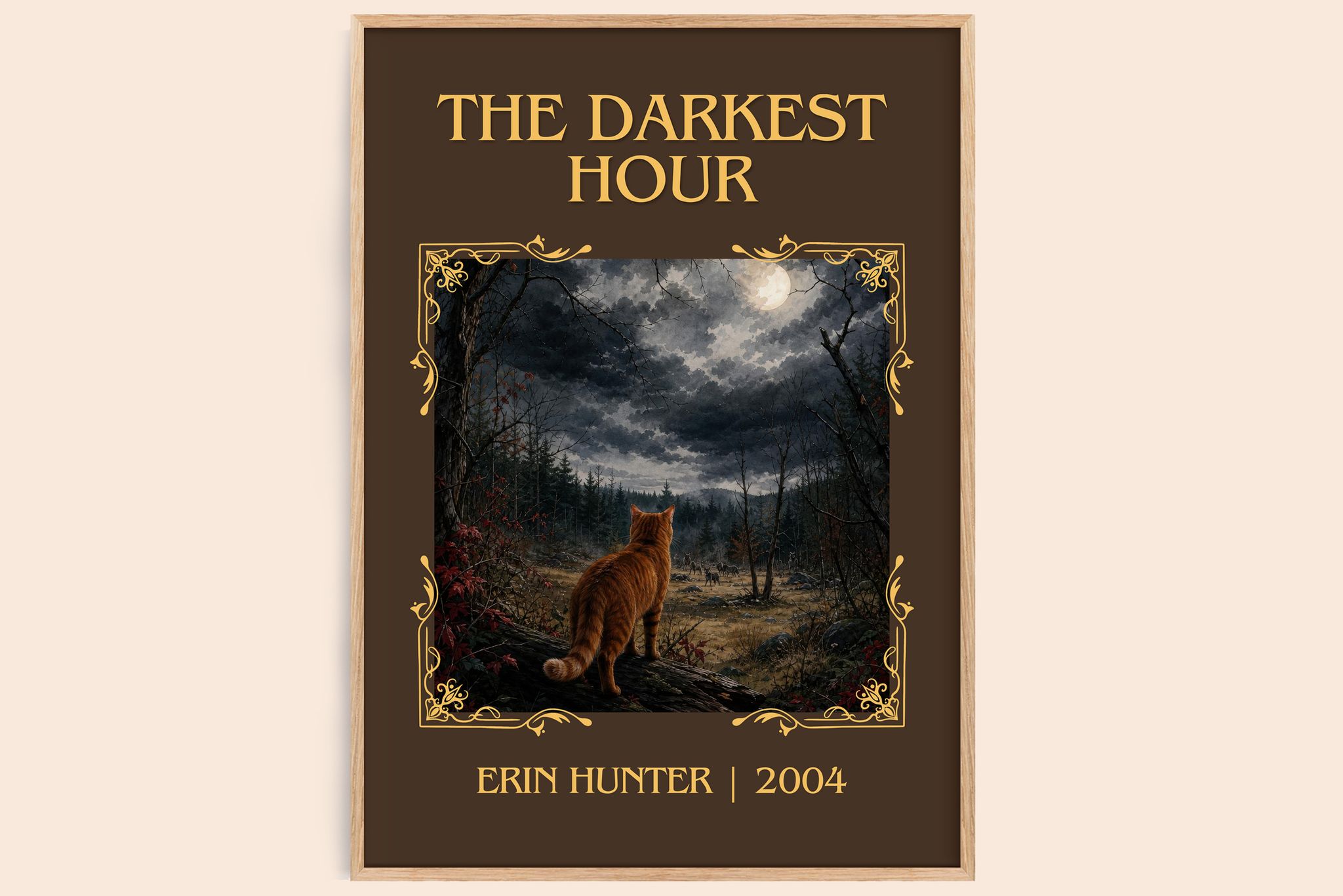 The Darkest Hour Classic Book Art Print by Erin Hunter