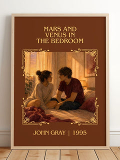 Mars and Venus in the bedroom Classic Book Art Print by John Gray – image 2