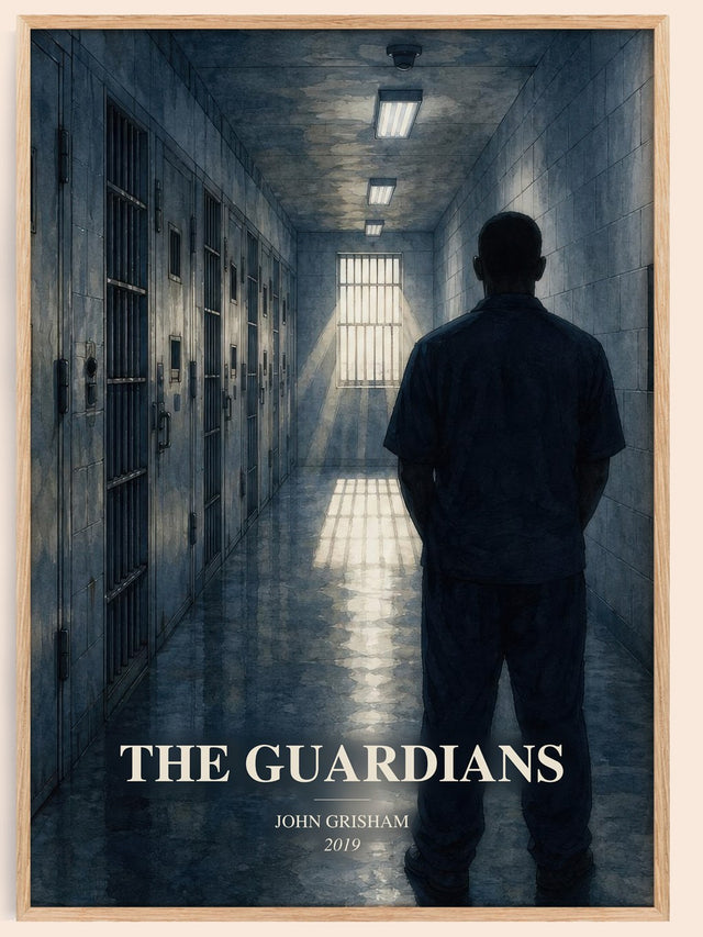 The Guardians Book Watercolour Illustration by John Grisham