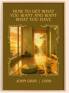 How to Get What You Want and Want What You Have Classic Book Art – image 1