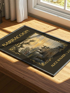Barracoon Classic Book Art Print by Alice Walker – print on a sunlit desk