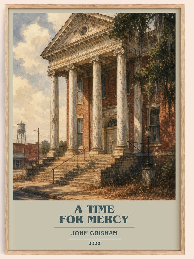 A Time For Mercy Book Cover Poster by John Grisham