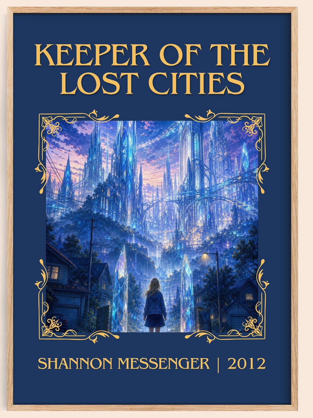 Keeper of the Lost Cities Classic Book Art Print by Shannon Messenger – book poster