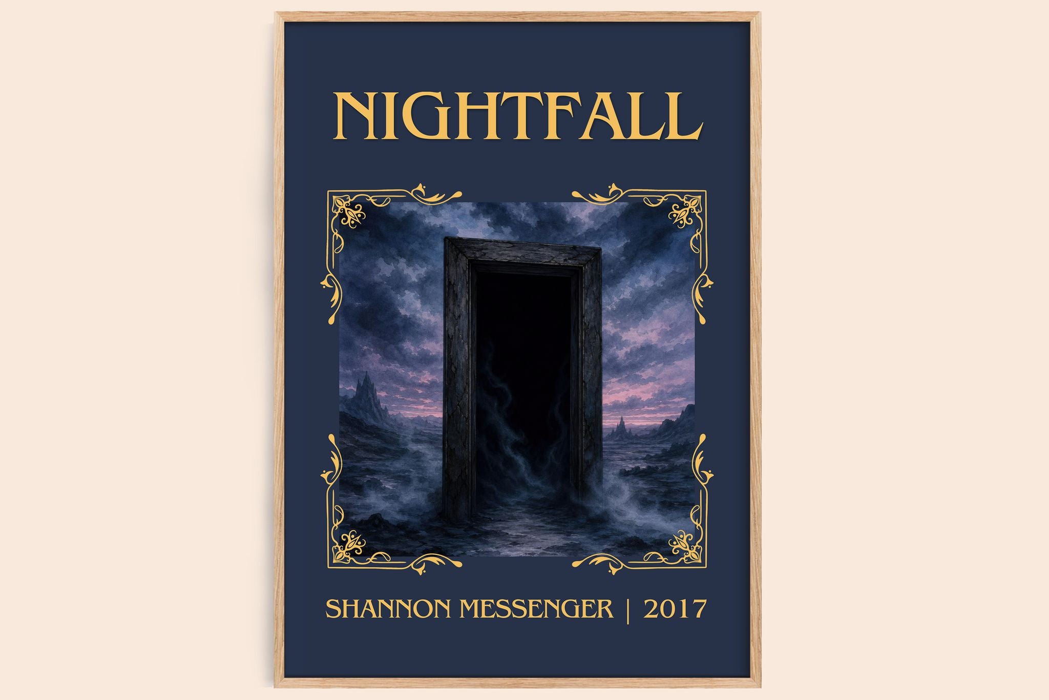 Nightfall Classic Book Art Print by Shannon Messenger