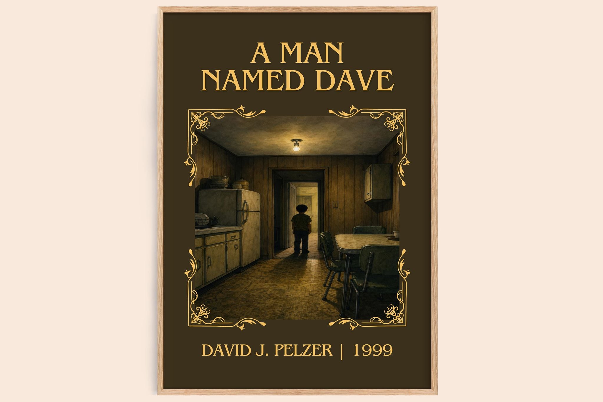 A man named Dave Classic Book Art Print by David J. Pelzer