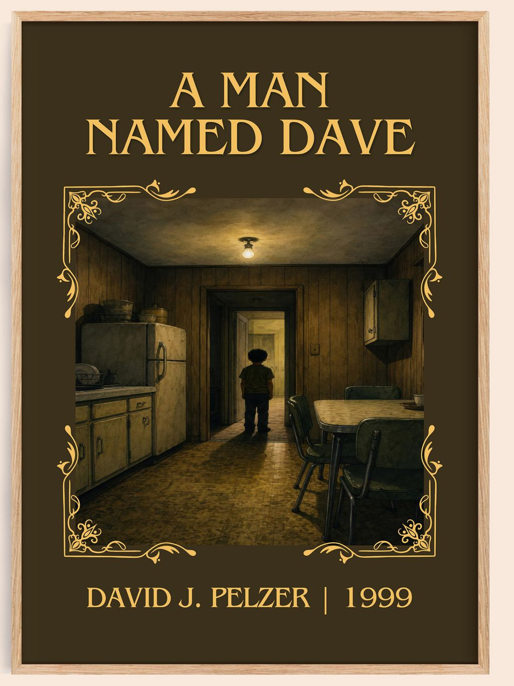 A man named Dave Classic Book Art Print by David J. Pelzer – book poster