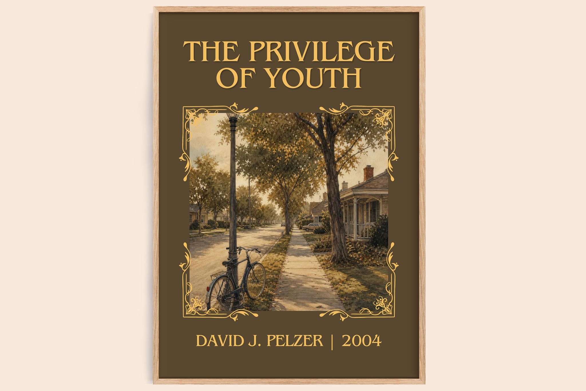 The Privilege of Youth Classic Book Art Print by David J. Pelzer