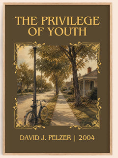 The Privilege of Youth Classic Book Art Print by David J. Pelzer – book poster