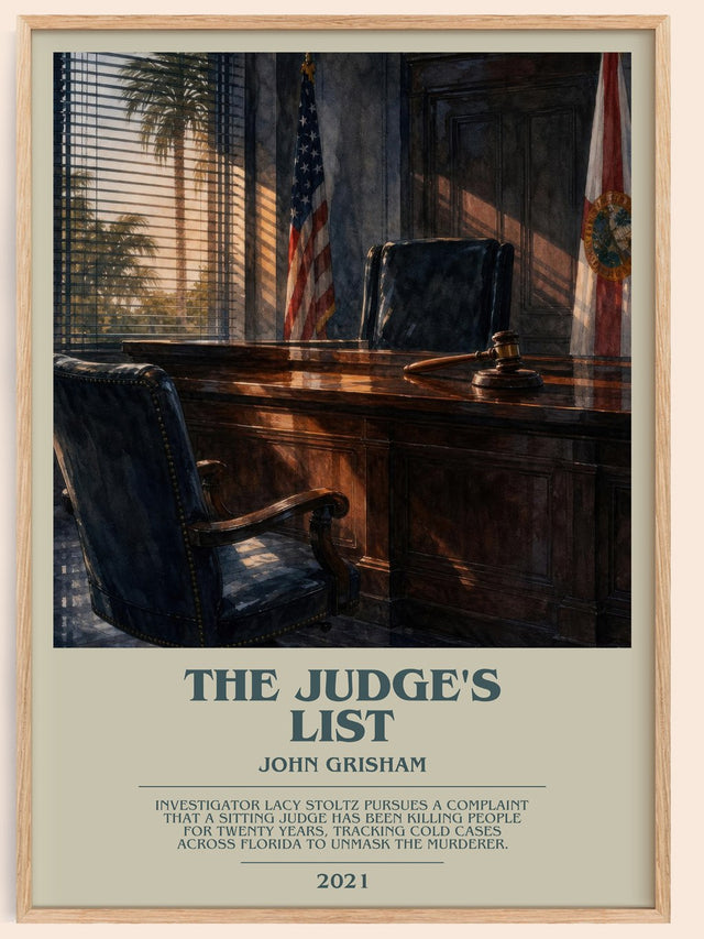 The Judge'S List Bookish Wall Art by John Grisham