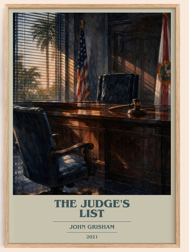The Judge'S List Book Cover Poster by John Grisham