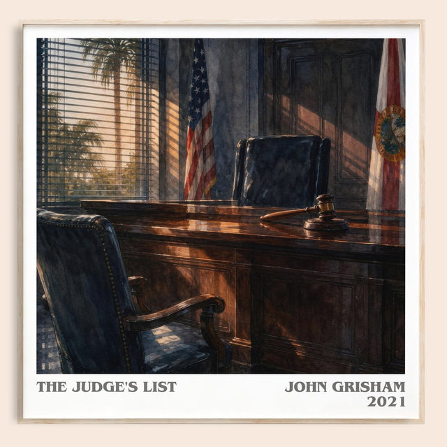 The Judge'S List Literary Art Print by John Grisham