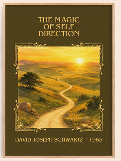 Magic of Self Direction Classic Book Art Print by D. Schwartz – image 1