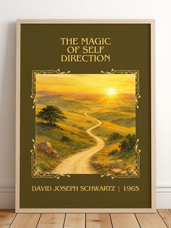 Magic of Self Direction Classic Book Art Print by D. Schwartz – image 2