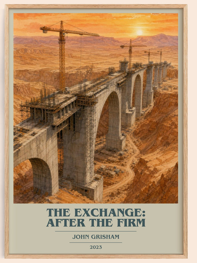 The Exchange: After The Firm Book Cover Poster by John Grisham
