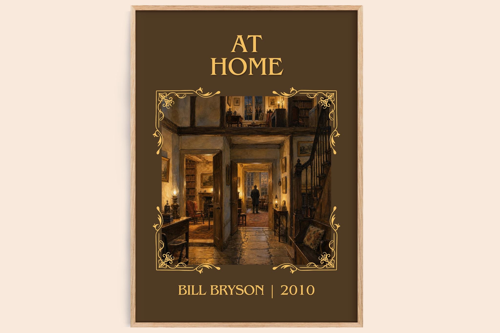 At Home Classic Book Art Print by Bill Bryson