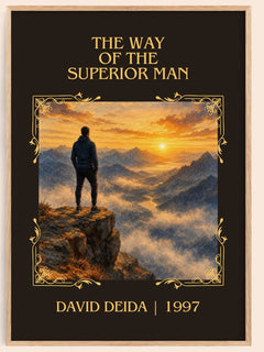 The way of the superior man Classic Book Art Print by David Deida – book poster