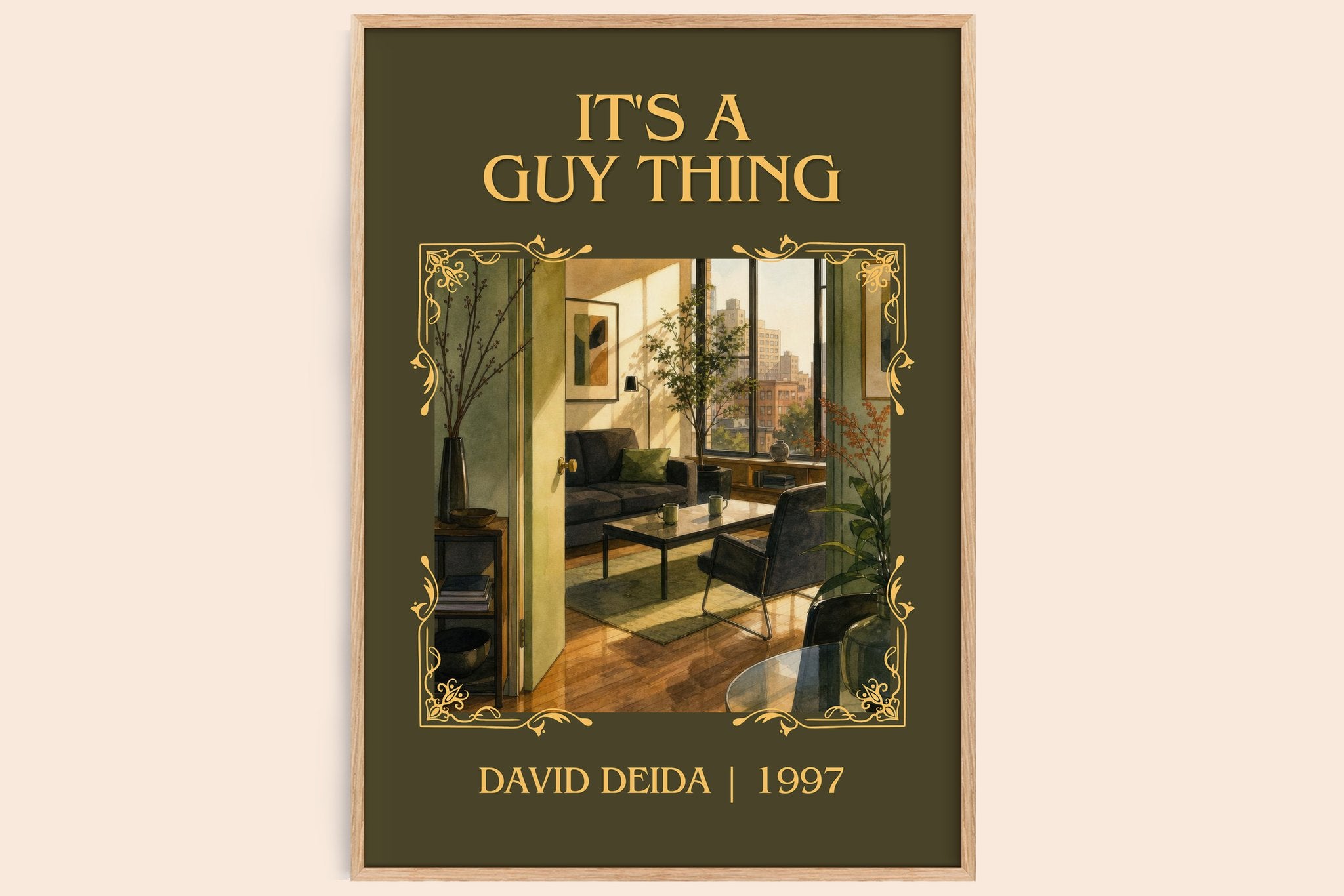 It's a guy thing Classic Book Art Print by David Deida