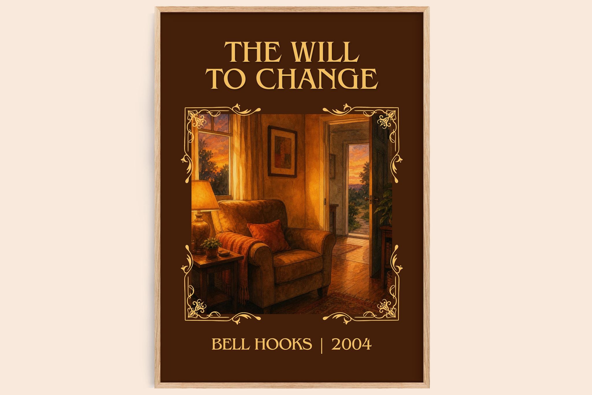 The will to change Classic Book Art Print by Bell Hooks