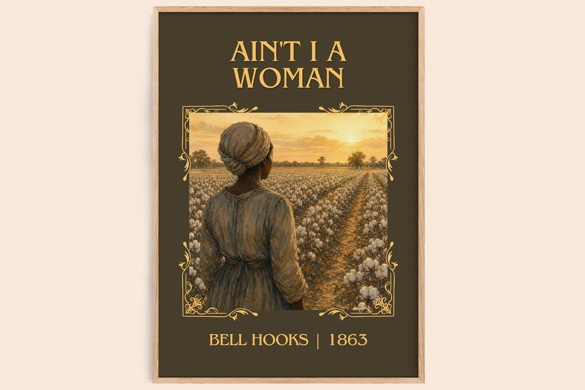 Ain't I a Woman Classic Book Art Print by Bell Hooks