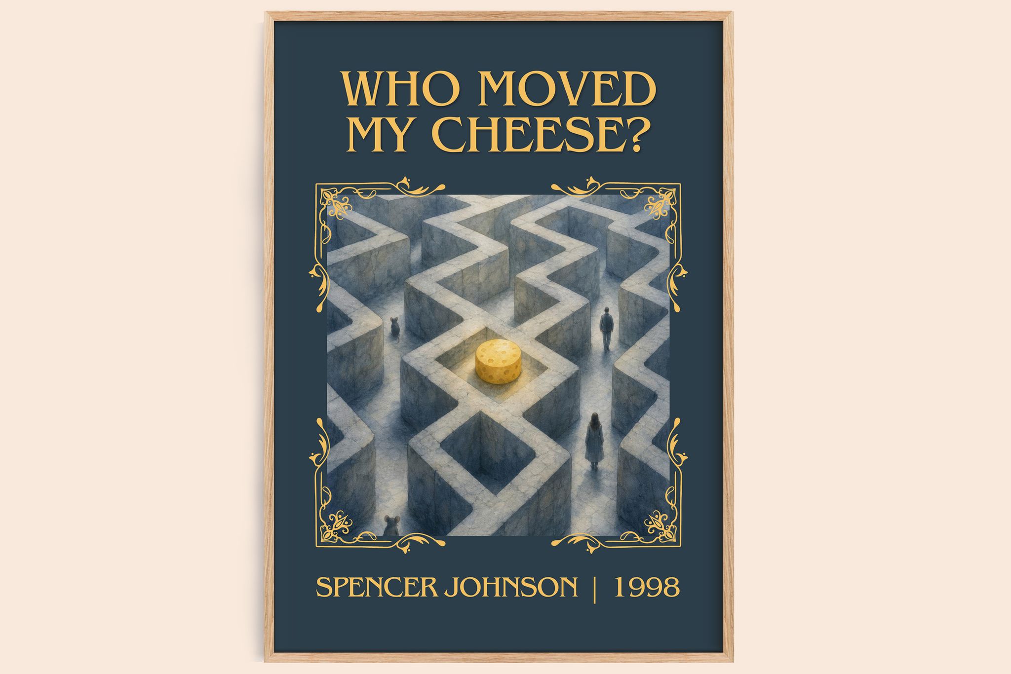 Who Moved My Cheese? Classic Book Art Print by Spencer Johnson
