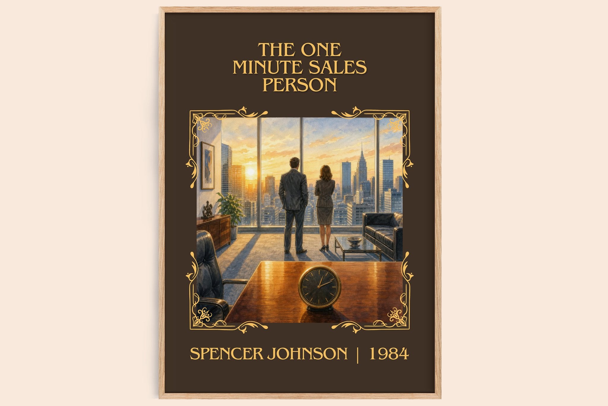 The one minute sales person Classic Book Art Print by Spencer Johnson