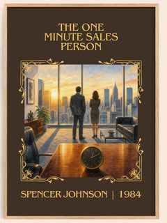 The one minute sales person Classic Book Art Print by Spencer Johnson – image 1