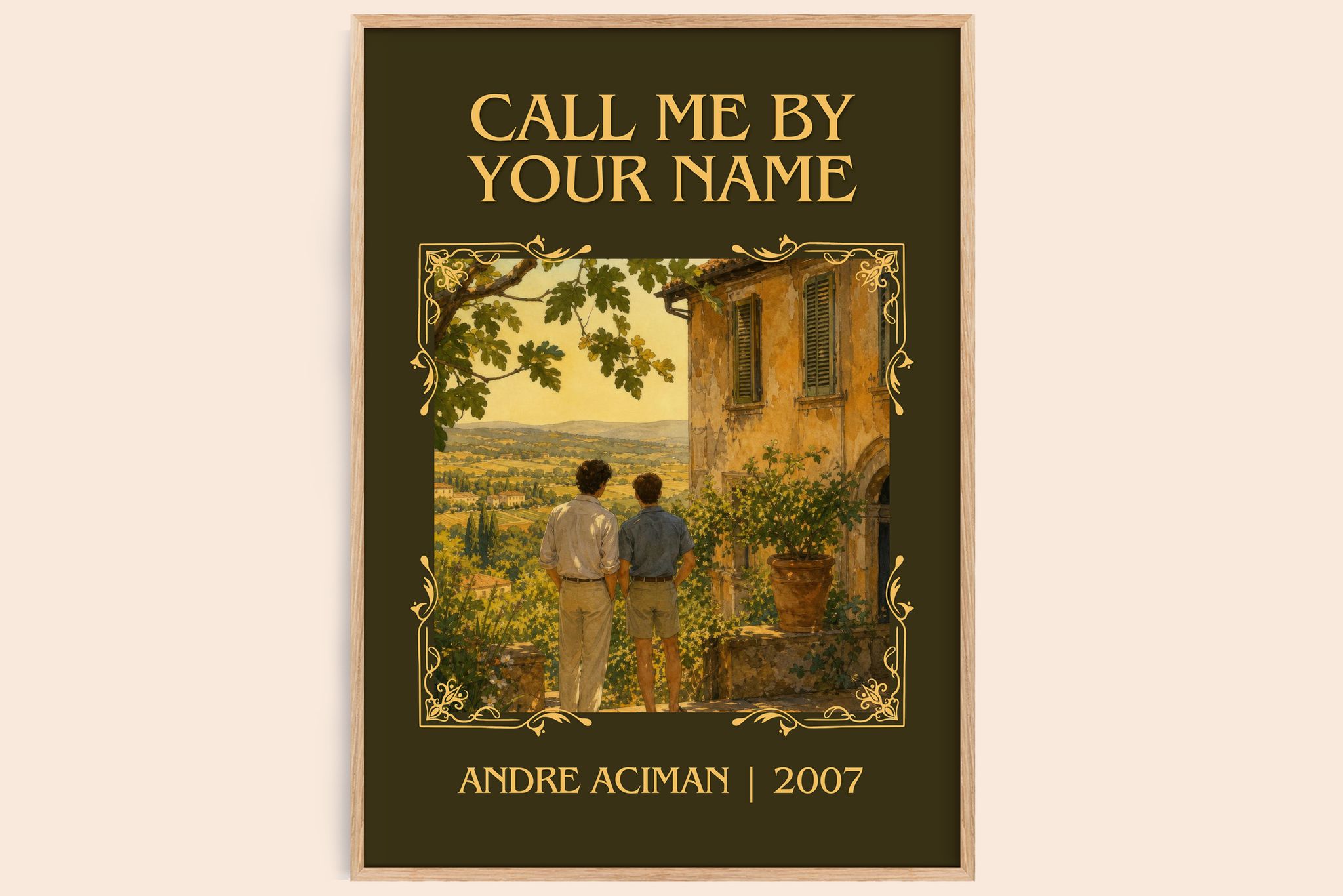 Call Me by Your Name Classic Book Art Print by André Aciman